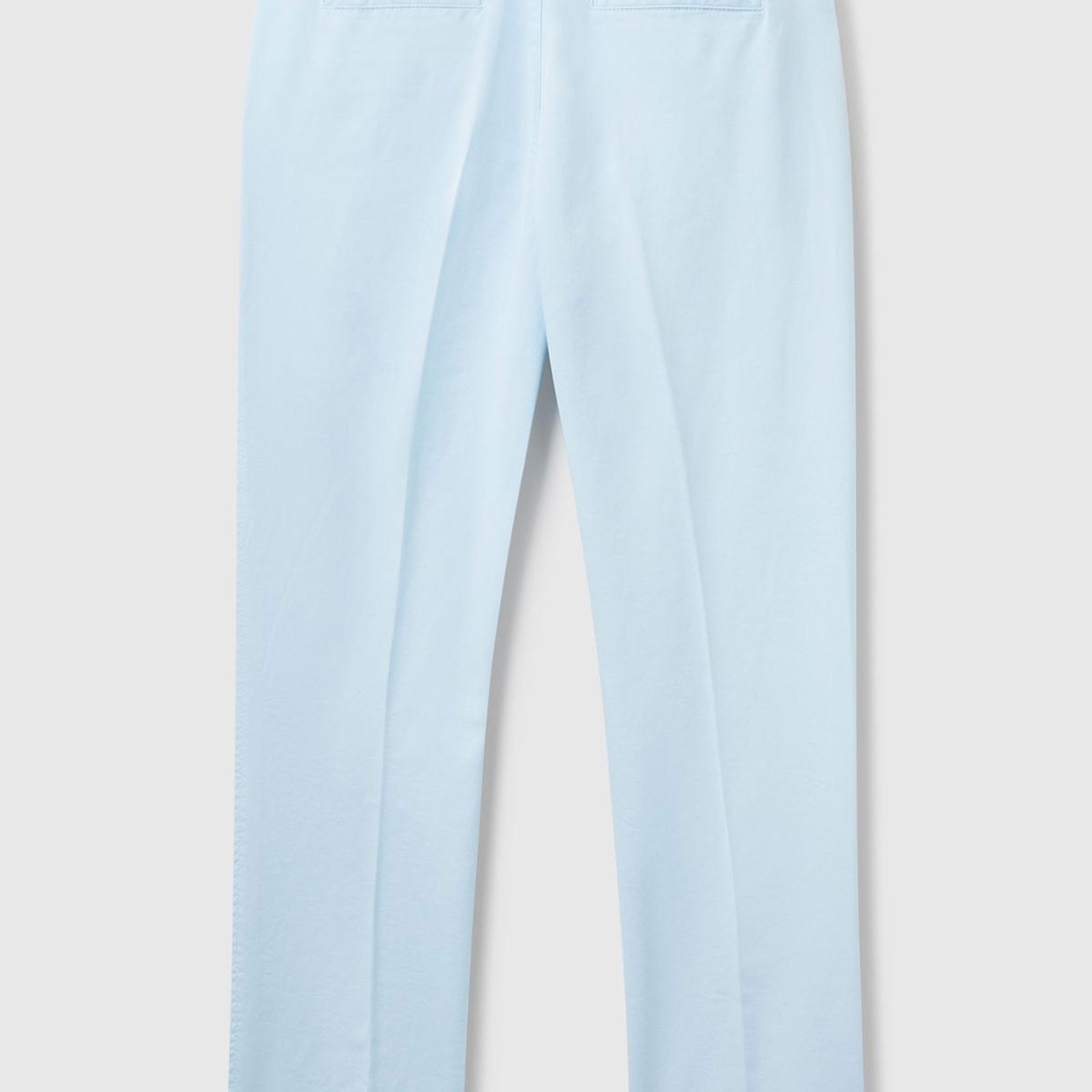 Kadın Açık Mavi Elastanlı Basic Chino Pantolon