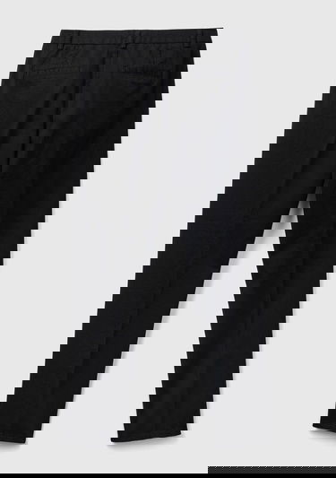  Kadın Siyah Elastanlı Basic Chino Pantolon