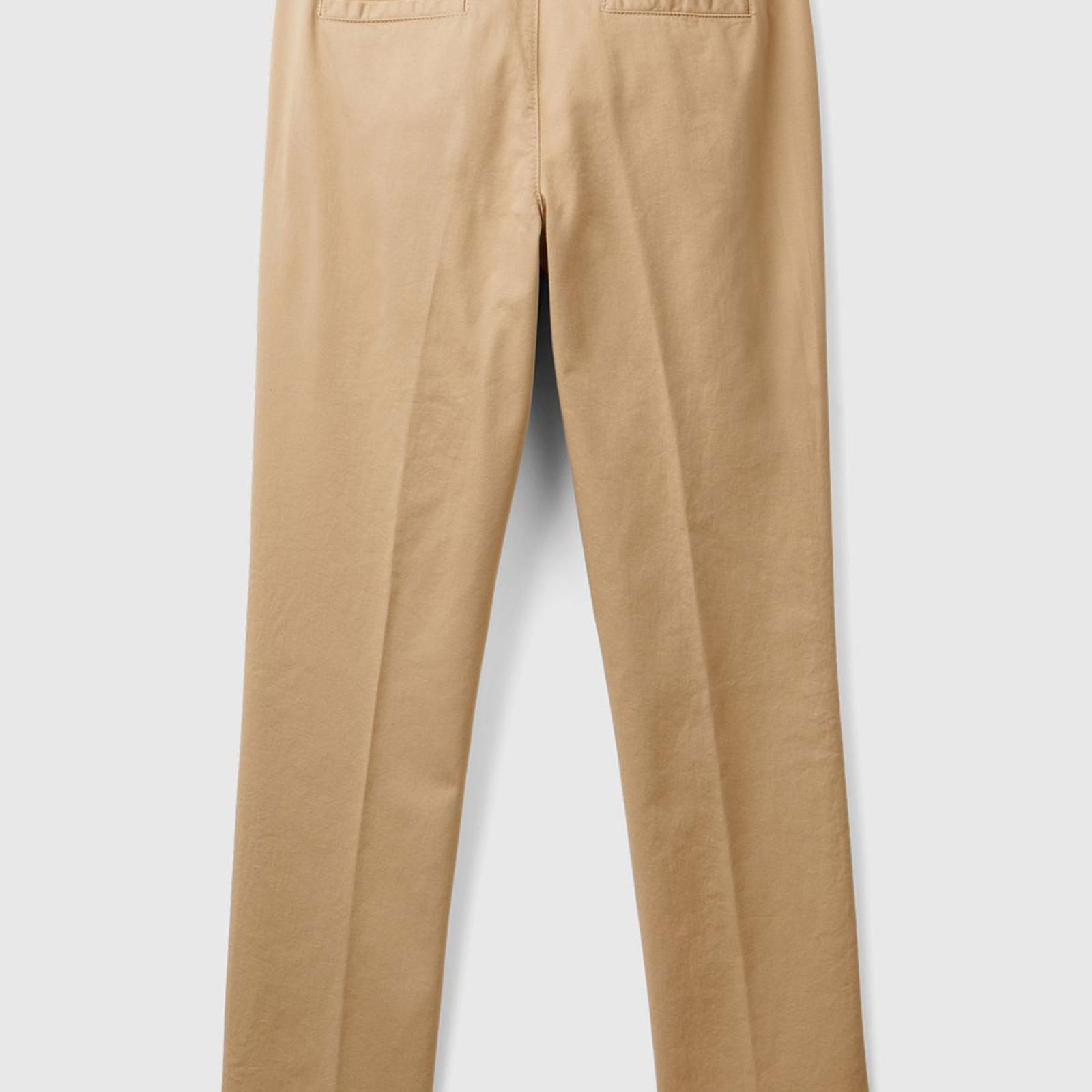 Kadın Bej Elastanlı Basic Chino Pantolon