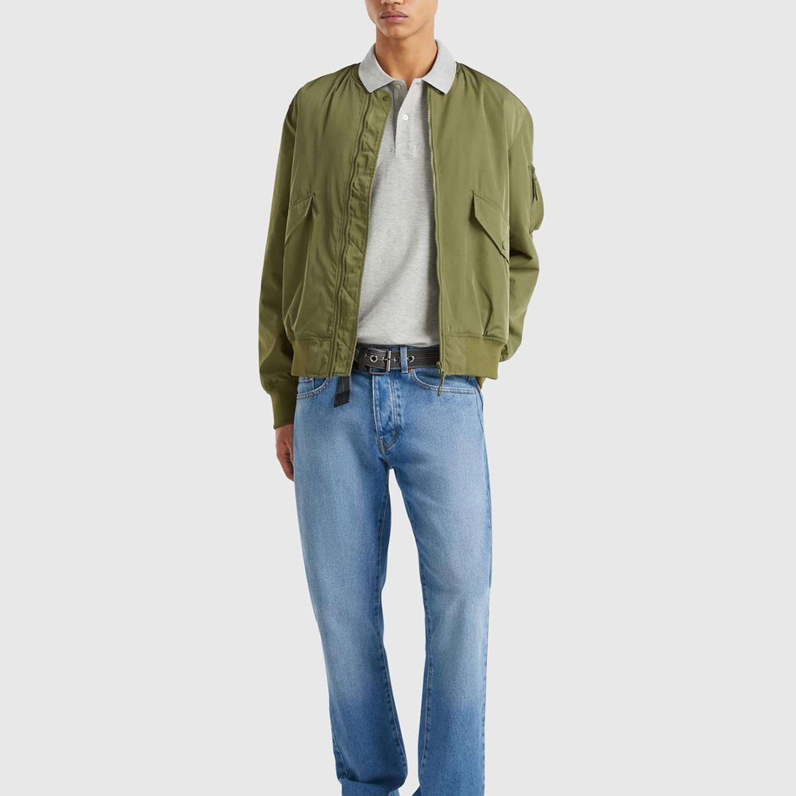 Erkek Mavi %100 Pamuk Arkası Logo Detaylı 5 Cepli Denim Pantolon