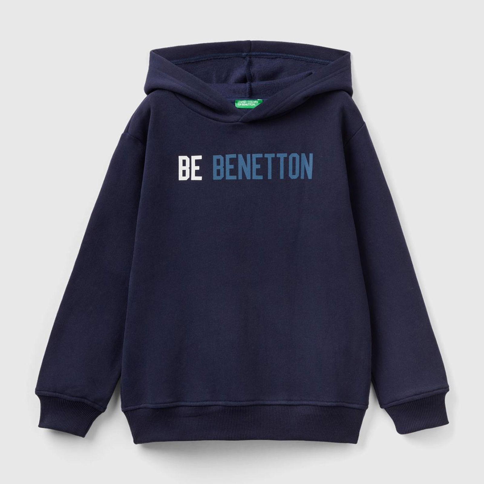 Erkek Çocuk Lacivert Slogan Baskılı Sweatshirt