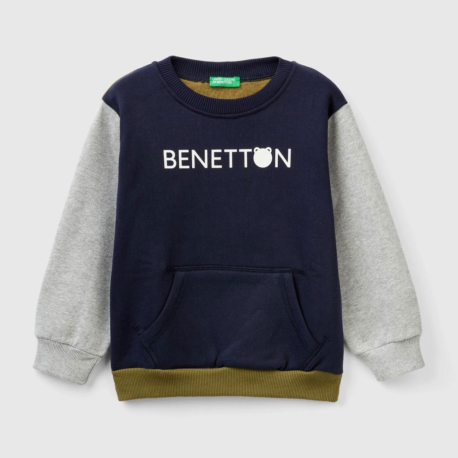 Erkek Çocuk Lacivert Mix Slogan Baskılı Sweatshirt