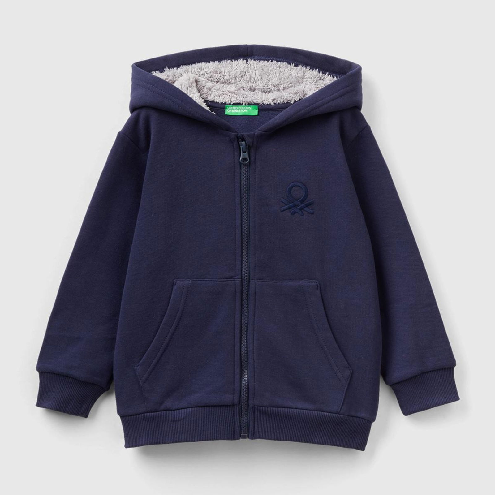 Erkek Çocuk Lacivert Benetton Logolu Sweatshirt