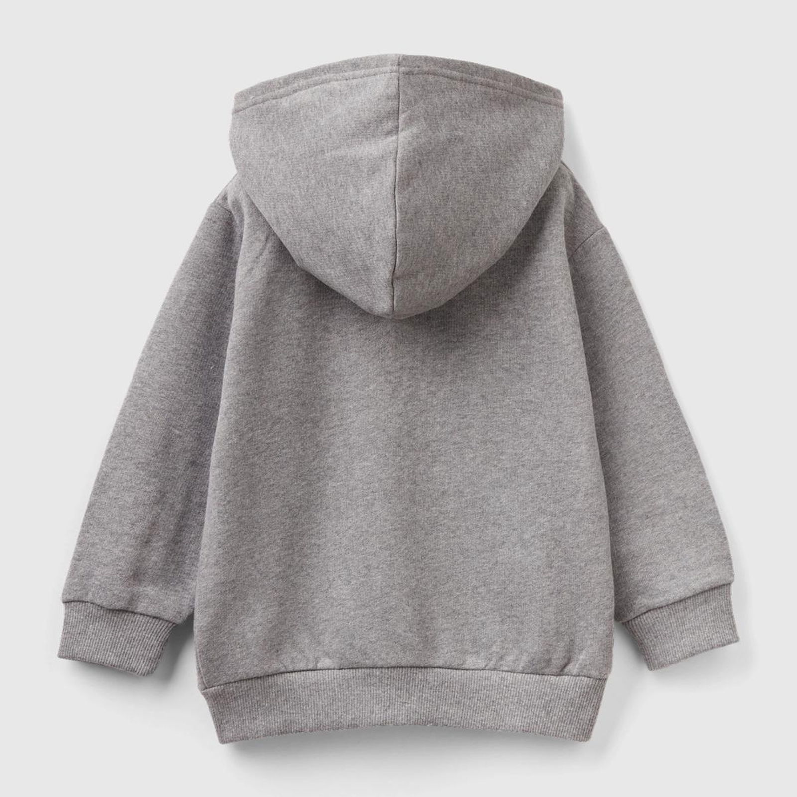 Erkek Çocuk Antrasit Melanj Benetton Logolu Sweatshirt