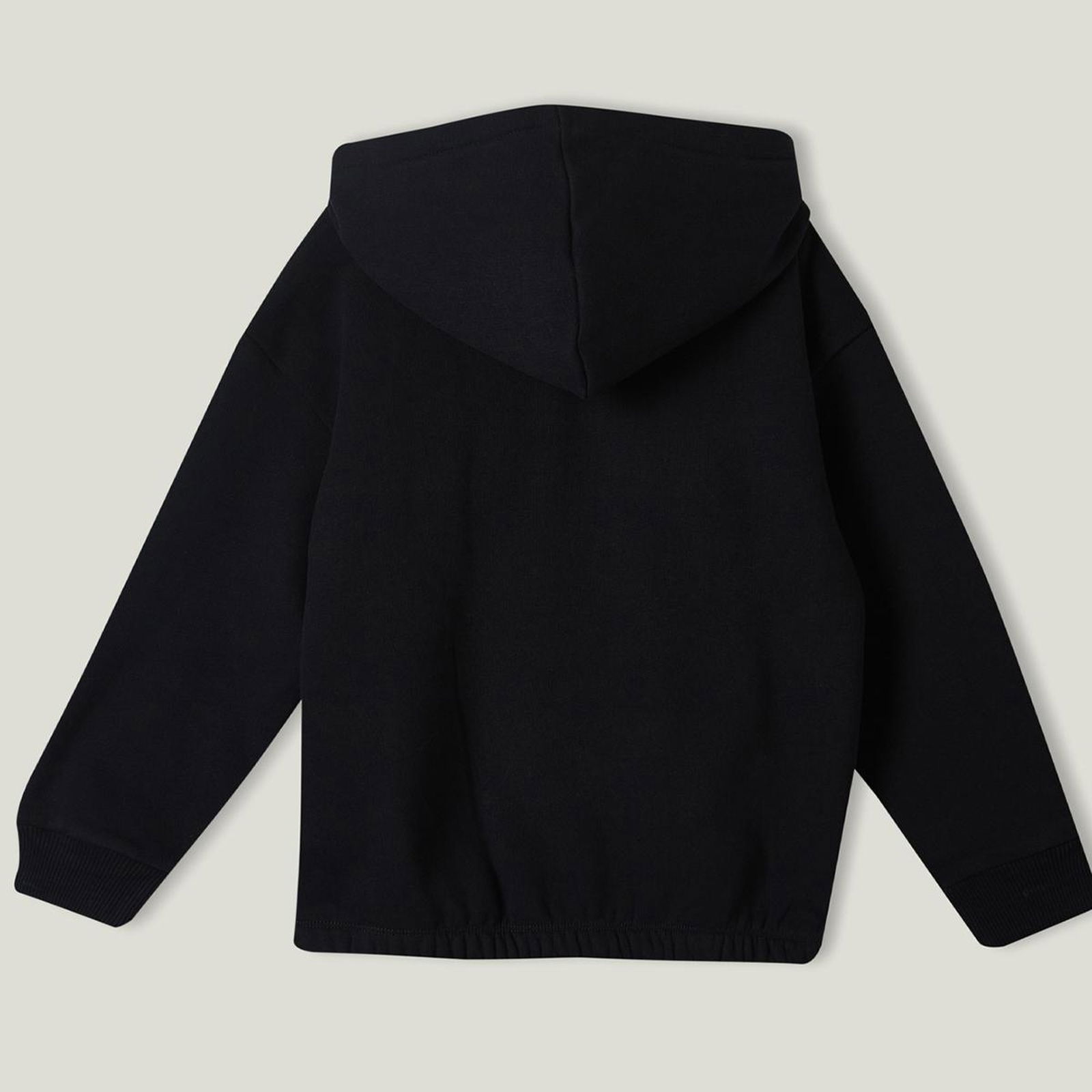 Erkek Çocuk Siyah Önü Cep Detaylı Sweatshirt