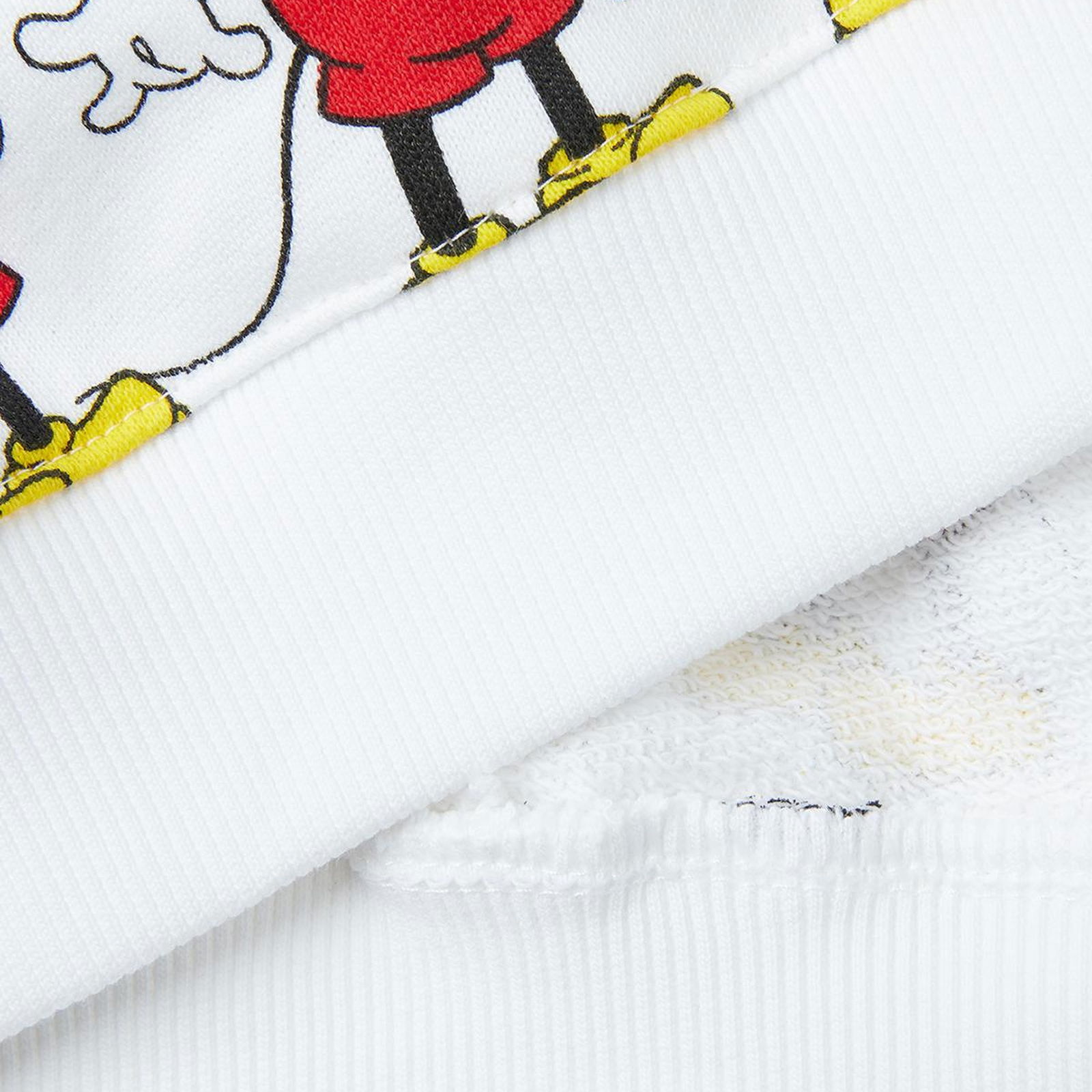 Erkek Çocuk Beyaz Disney Karakter Baskılı Sweatshirt