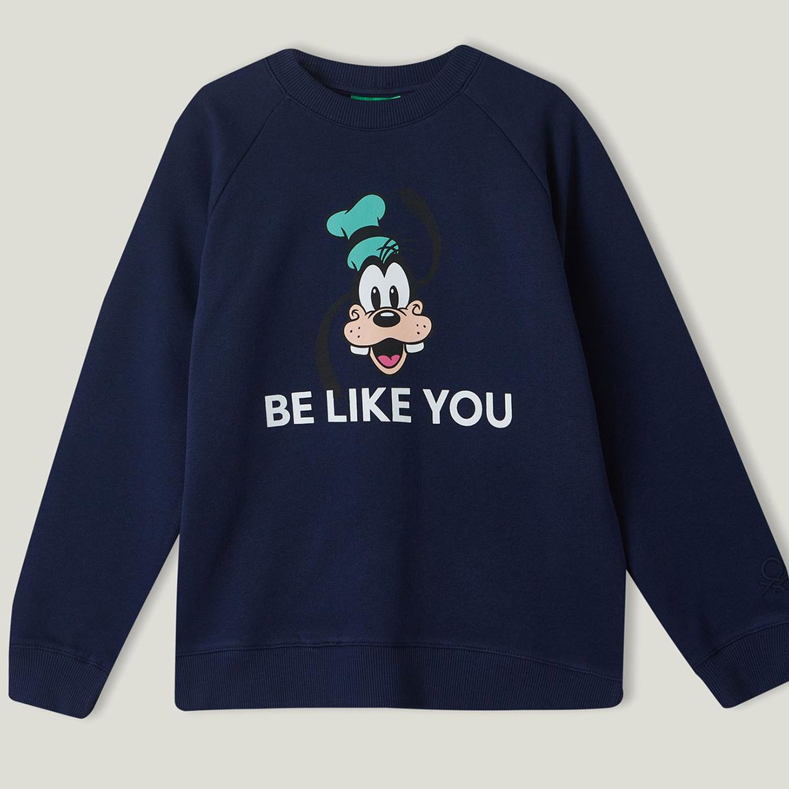 Erkek Çocuk Lacivert Disney Karakter Slogan Baskılı Sweatshirt
