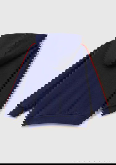  Erkek Çocuk Lacivert Grafik Baskılı Sweatshirt