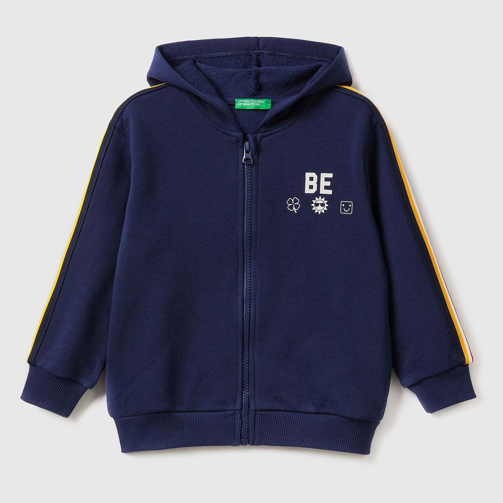 Erkek Çocuk Lacivert Grafik Baskılı Sweatshirt