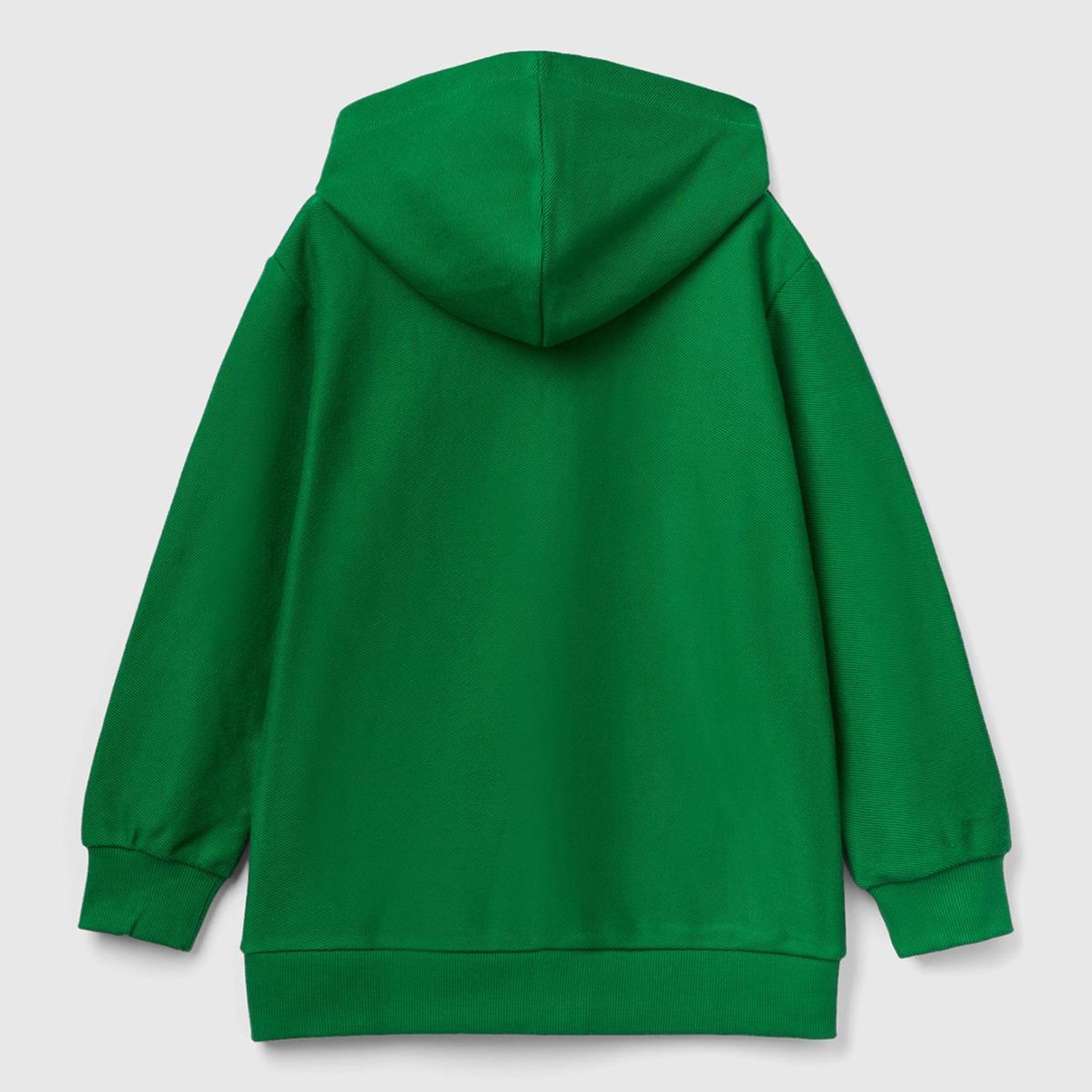 Erkek Çocuk Koyu Yeşil BE Baskılı Büyük Cepli Sweatshirt