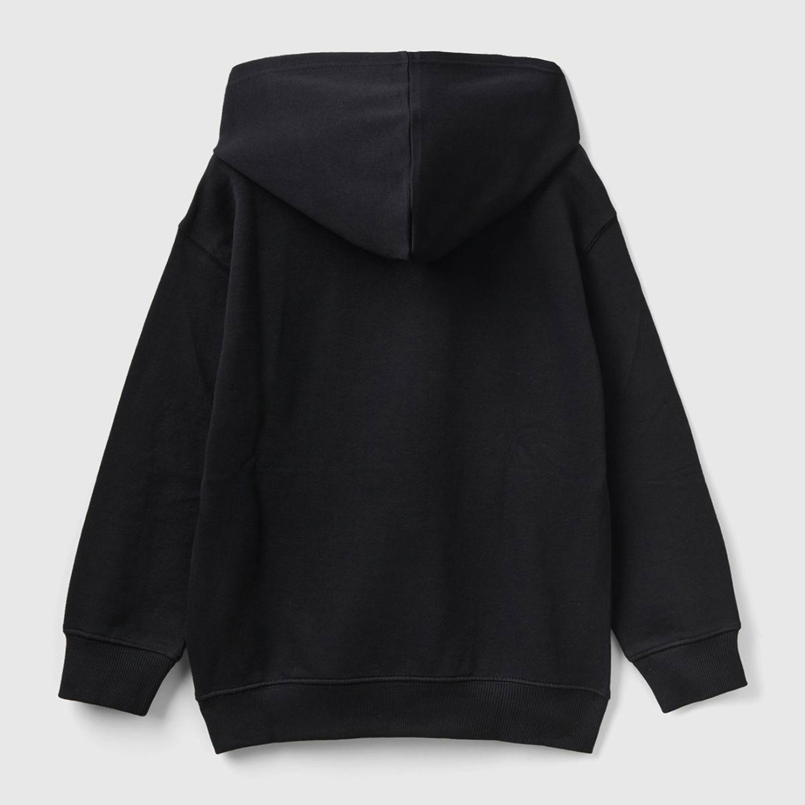 Erkek Çocuk Siyah Grafik Baskılı Sweatshirt
