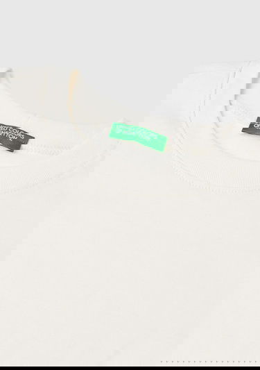  Erkek Çocuk Ekru Fotoğraf Baskılı Bisiklet Yaka Uzun Kollu T-Shirt