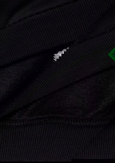  Erkek Çocuk Siyah Etek Ucu Logo Etiketli Mickey Mouse Baskılı Sweatshirt