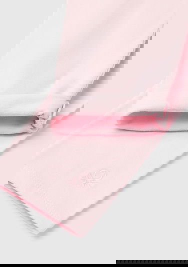  Kız Çocuk Açık Pembe Benetton İşlemeli Tayt