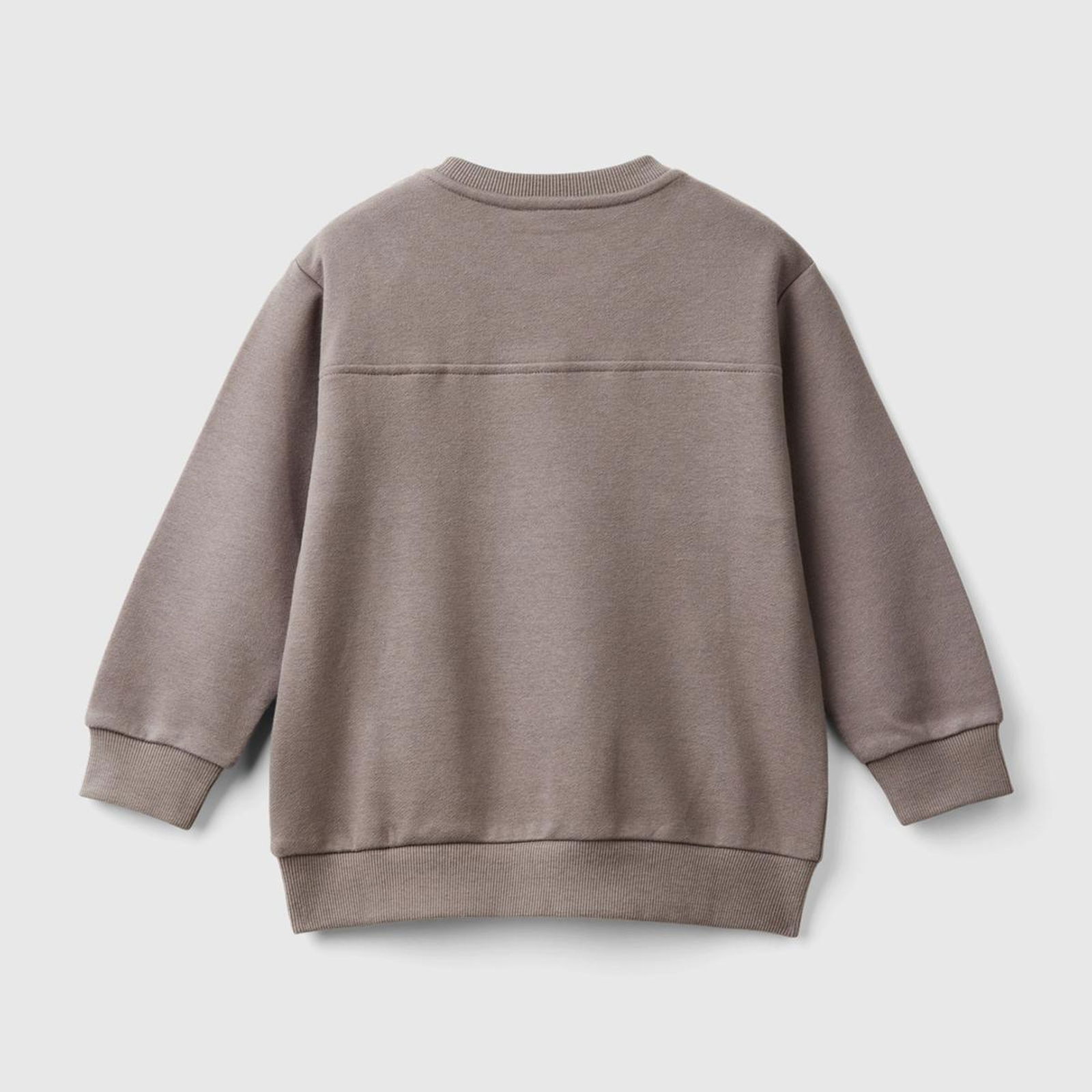 Erkek Çocuk Antrasit Sol Omzu Parlak Detaylı Baskılı Bisiklet Yaka Sweatshirt