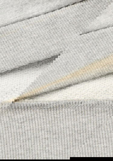  Erkek Çocuk Gri Melanj Önü Baskılı Kapüşonu Kontrast Renkli Kanguru Cepli Sweatshirt