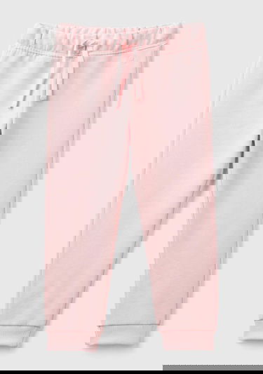  Kız Çocuk Açık Pembe Logo İşlemeli Eşofman Altı