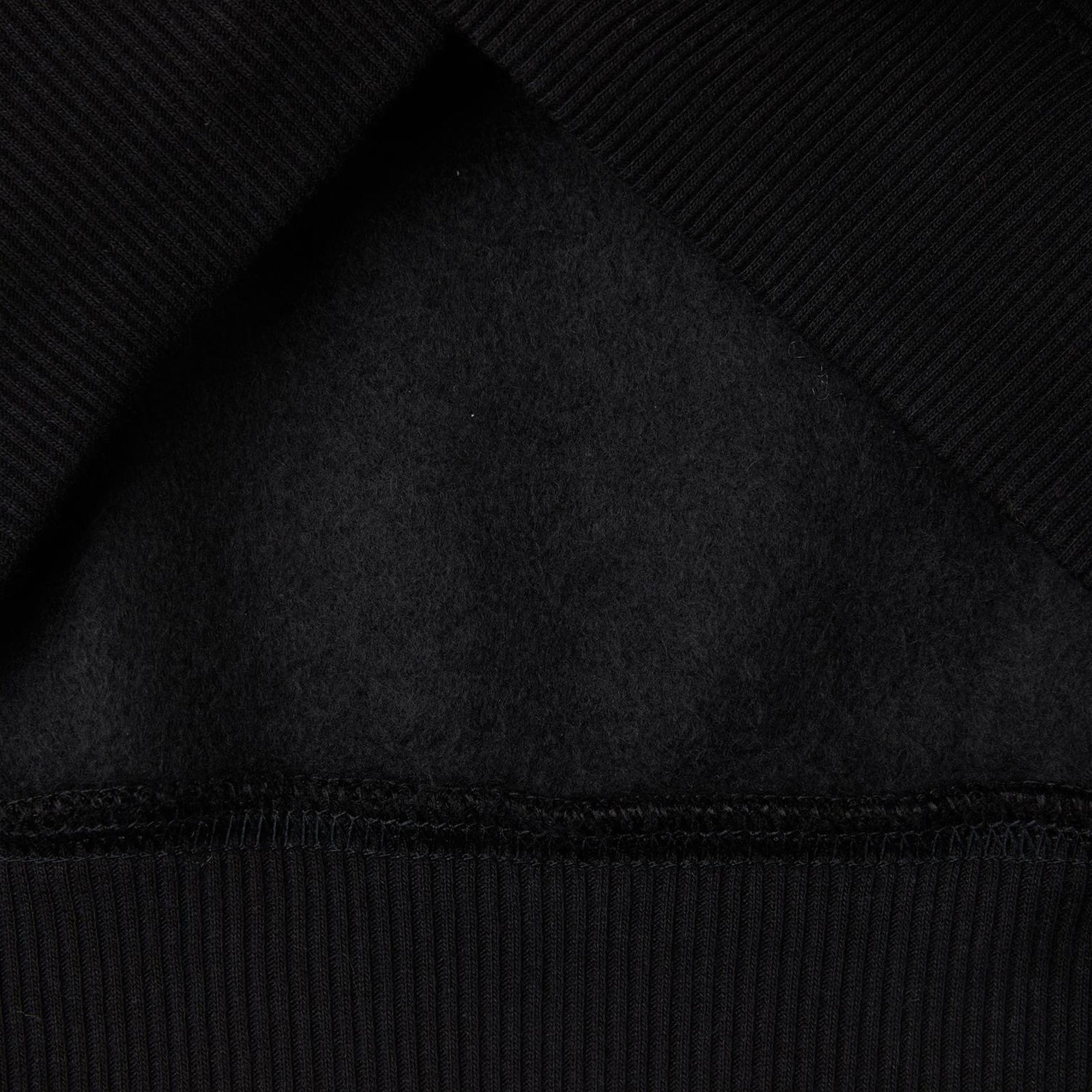 Erkek Çocuk Siyah Önü ve Arkası Baskılı Fermuarlı Cepli Kapüşonlu Sweatshirt