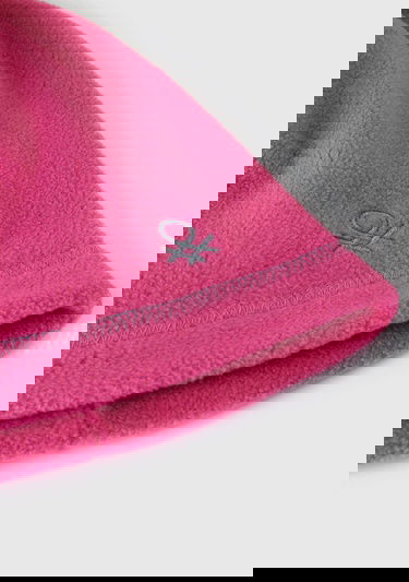  Erkek Çocuk Pembe Logolu Polar Bere