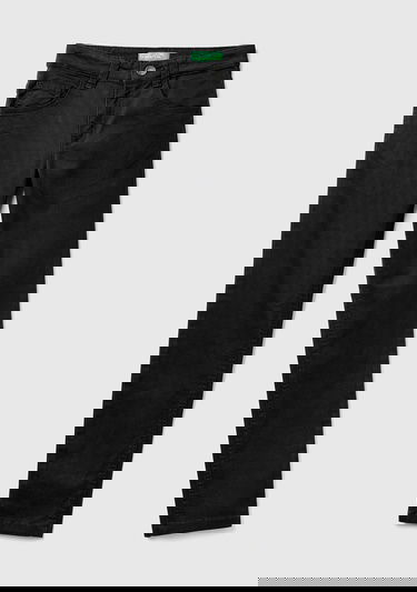  Erkek Çocuk Siyah 5 Cepli Gabardin Pantolon