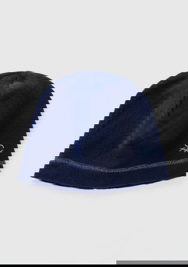  Erkek Çocuk Lacivert Logo İşlemeli Yuvarlak Polar Bere