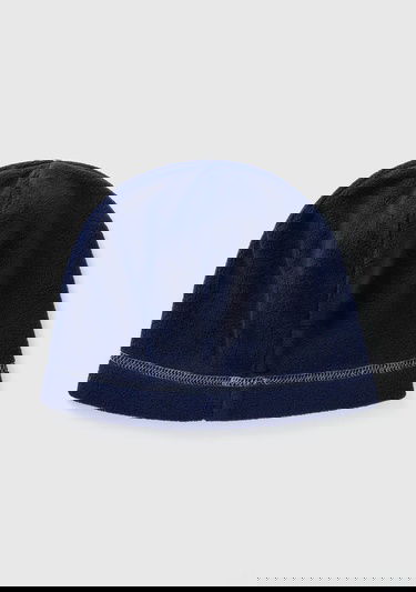  Erkek Çocuk Lacivert Logo İşlemeli Yuvarlak Polar Bere