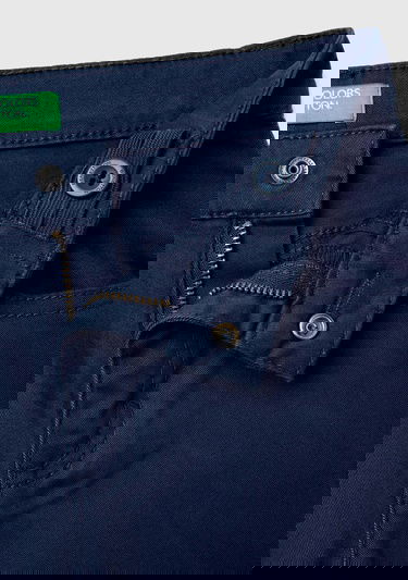  Erkek Çocuk Lacivert 5 Cepli Gabardin Pantolon