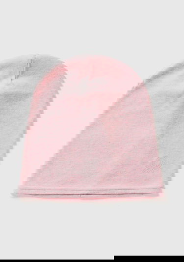  Erkek Çocuk Açık Pembe Logo İşlemeli İnce Bere