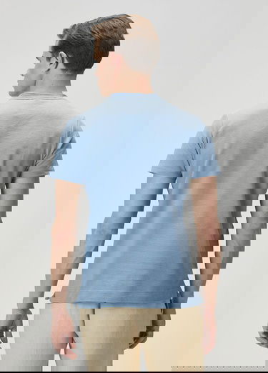  Beymen Club Erkek Relax Fit Mavi T-shirt