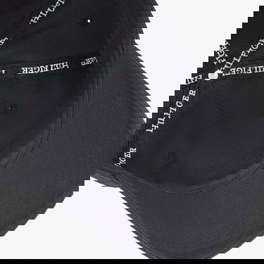  Tommy Hilfiger Th Monotype Soft 6 Panel Erkek Siyah Saç Bandı & Toka