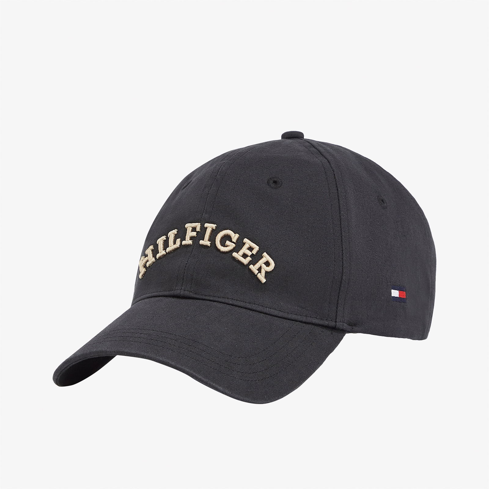 Tommy Hilfiger Th Monotype Soft 6 Panel Erkek Siyah Saç Bandı & Toka