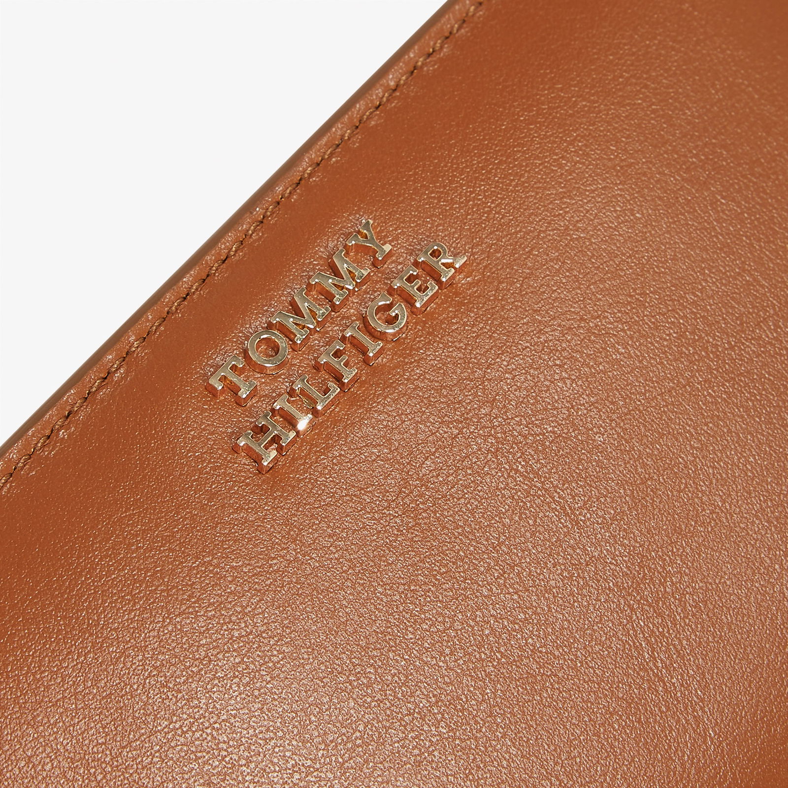 Tommy Hilfiger Leather Med Kadın Kahverengi Cüzdan