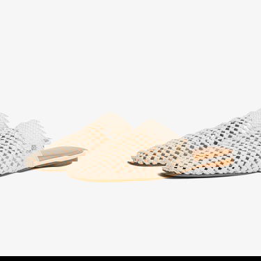  Tommy Hilfiger Crochet Leather Kadın Bej Terlik