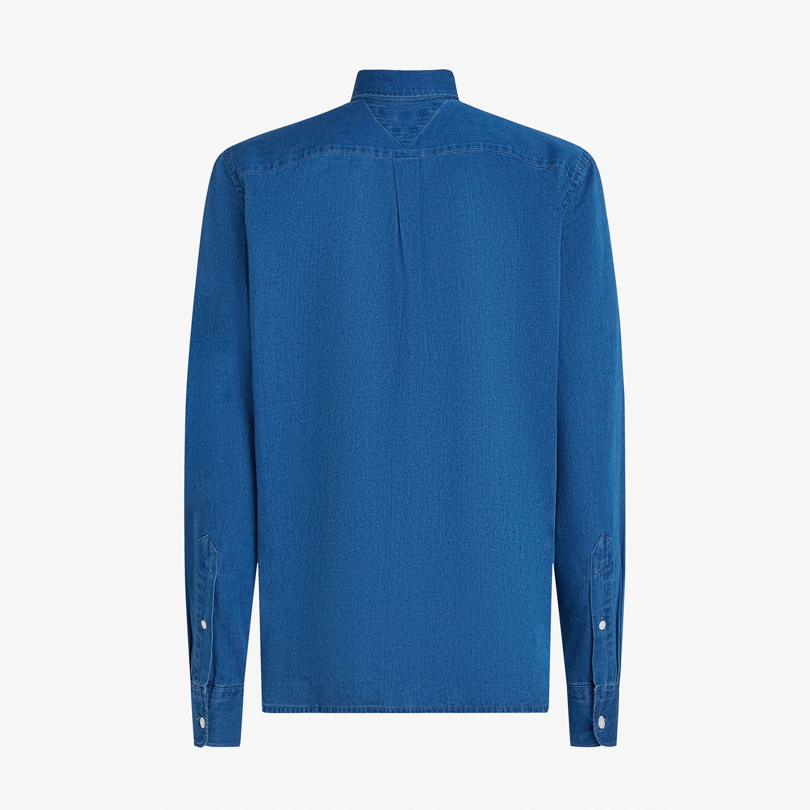 Tommy Hilfiger Chambray Rf Erkek Mavi Gömlek