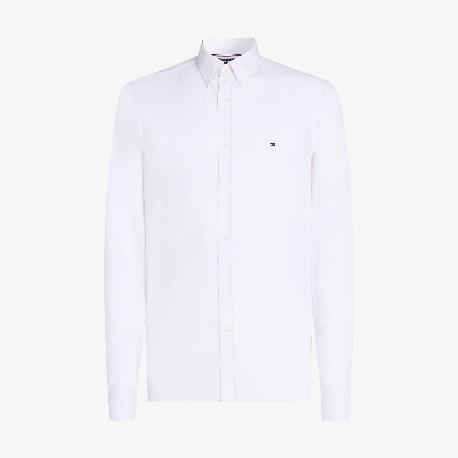 Tommy Hilfiger Performance Two Tone Sf Erkek Beyaz Gömlek