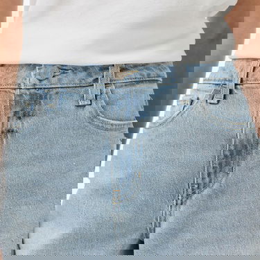  Guess Super Relaxed Short Eco Libbie Indigo Kadın Pembe Şort