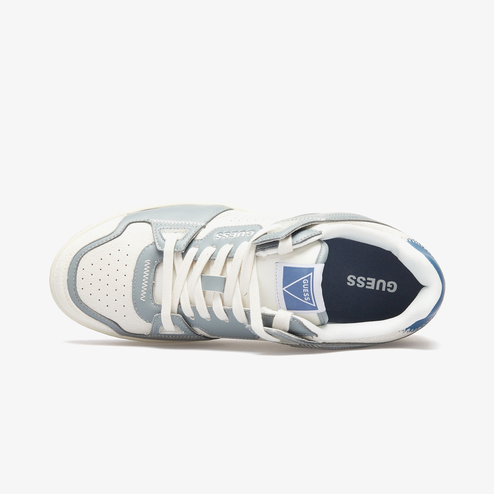 Guess Vincent Pelle Stampata Erkek Beyaz Sneaker
