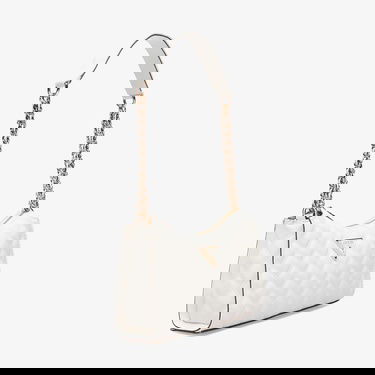  Guess Spark Micro Mini Giully Zip Kadın Beyaz El Çantası