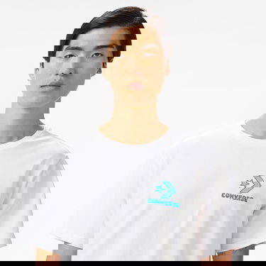  Converse Erkek Grafik Baskılı Beyaz T-Shirt