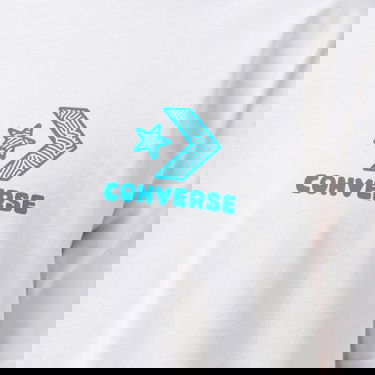  Converse Erkek Grafik Baskılı Beyaz T-Shirt