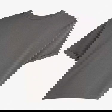  Calvin Klein Liquid Cropped Kadın Gri T-Shirt