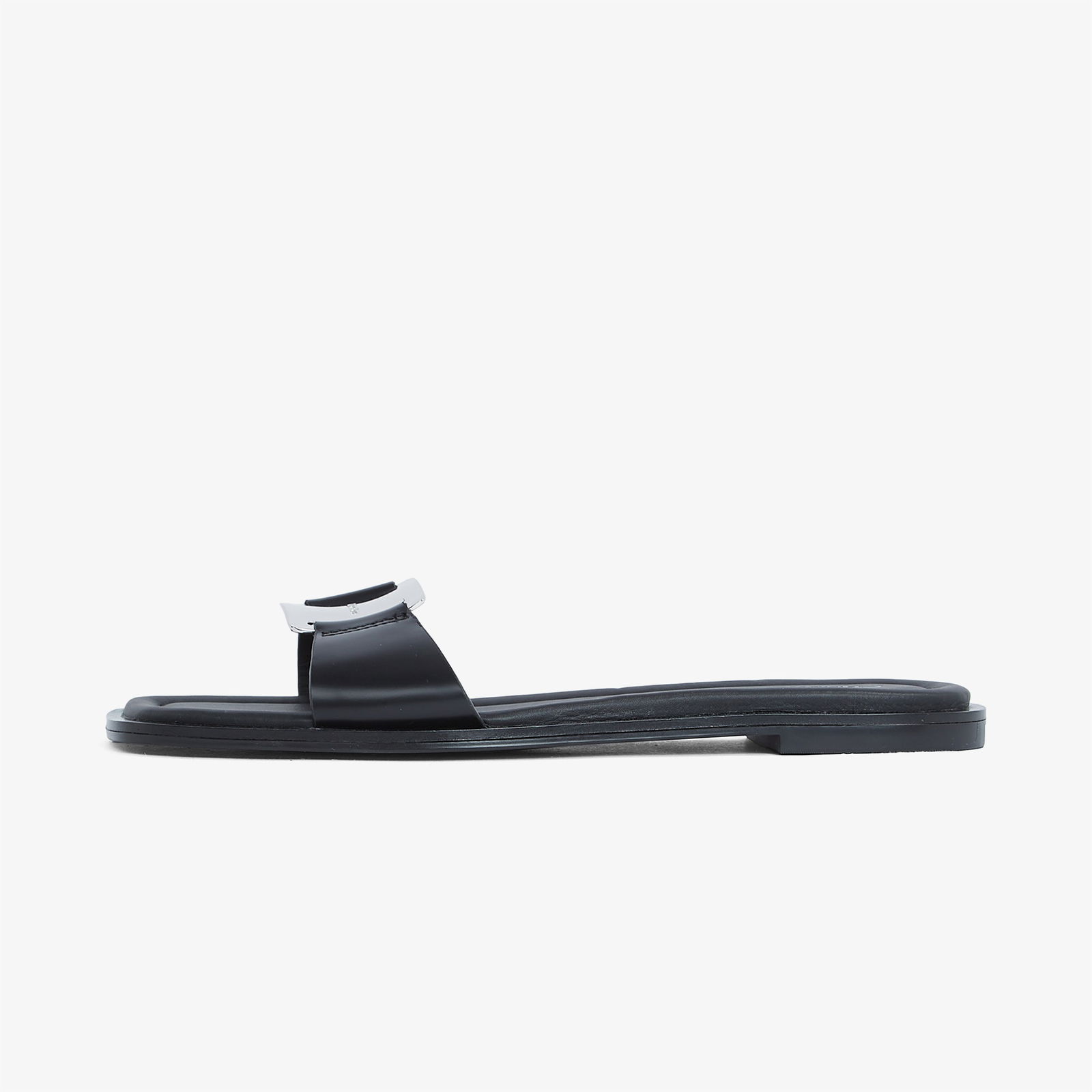 Calvin Klein Flat Slide Big Kadın Siyah Terlik