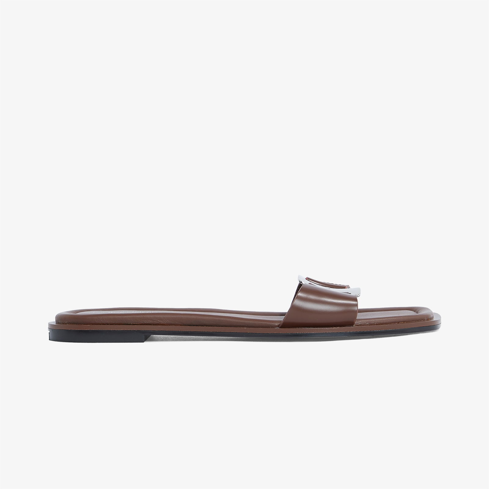 Calvin Klein Flat Slide Big Kadın Kahverengi Terlik