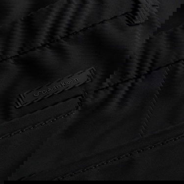  Calvin Klein San Stretch Tapered Pleat Erkek Siyah Pantolon