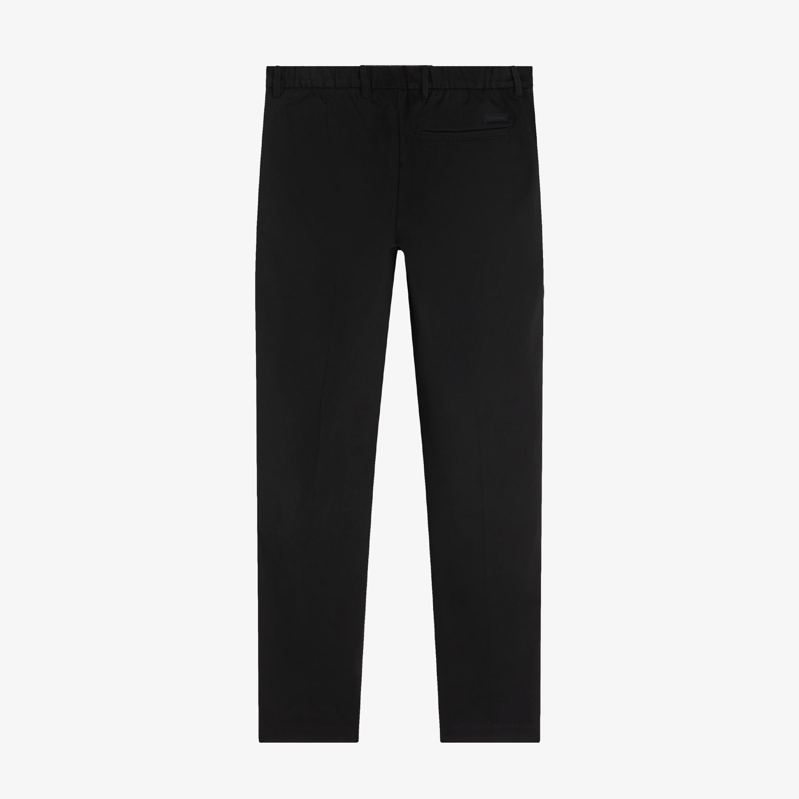 Calvin Klein San Stretch Tapered Pleat Erkek Siyah Pantolon