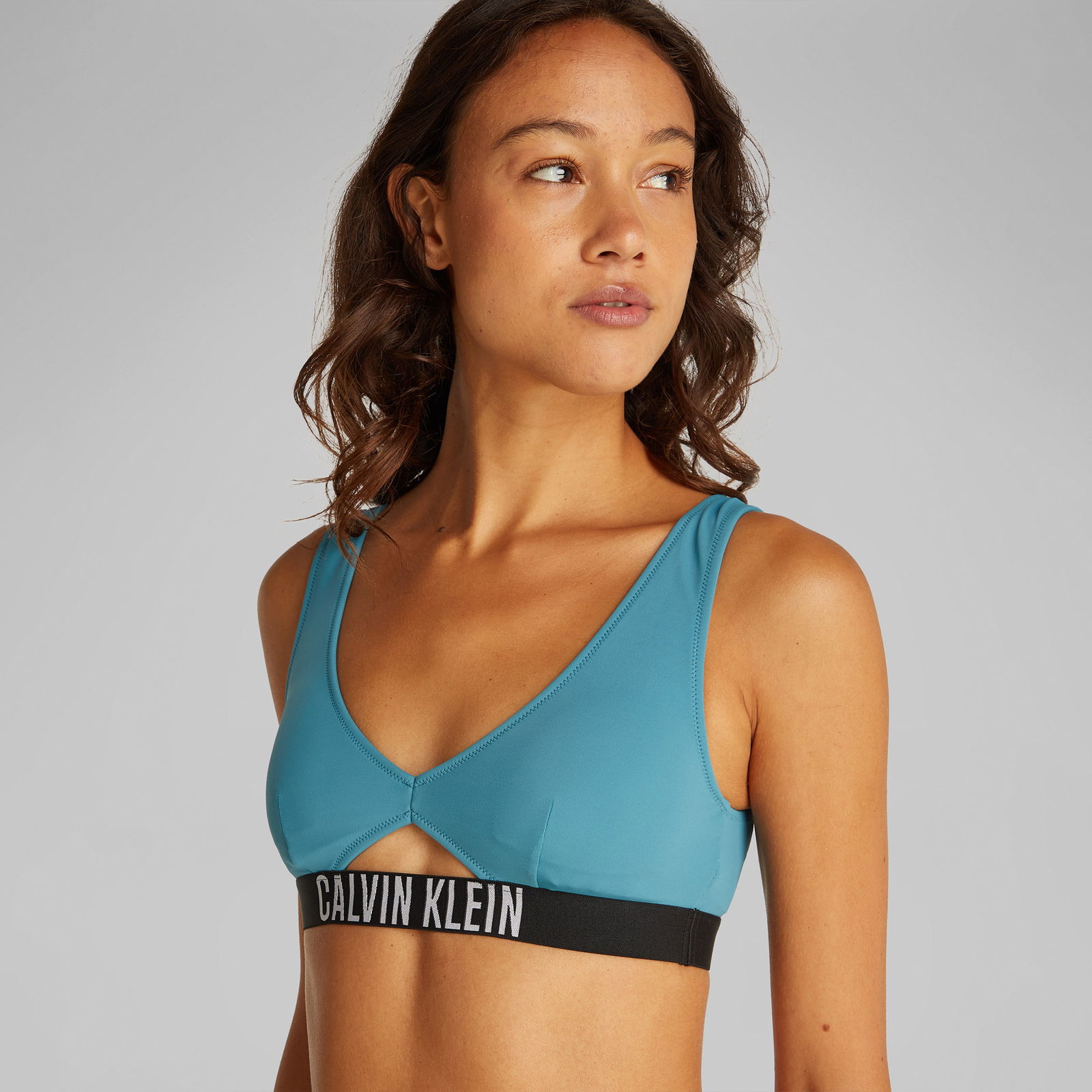 Calvin Klein Bralette-Rp New Kadın Mavi Bikini