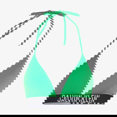  Calvin Klein Triangle-Rp Kadın Yeşil Bikini