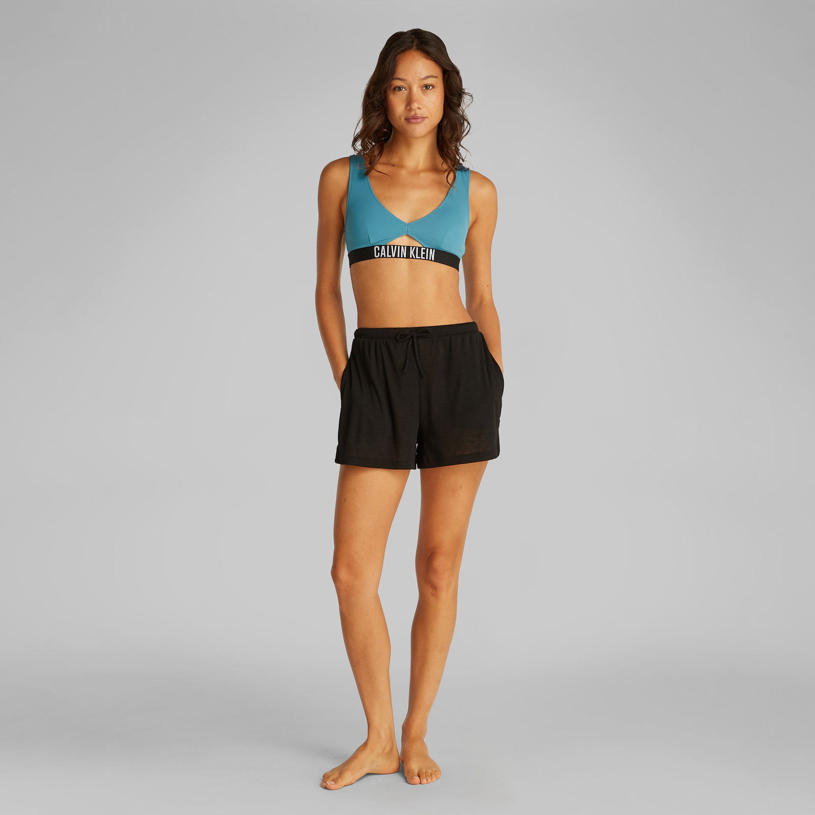 Calvin Klein Bralette-Rp New Kadın Mavi Bikini