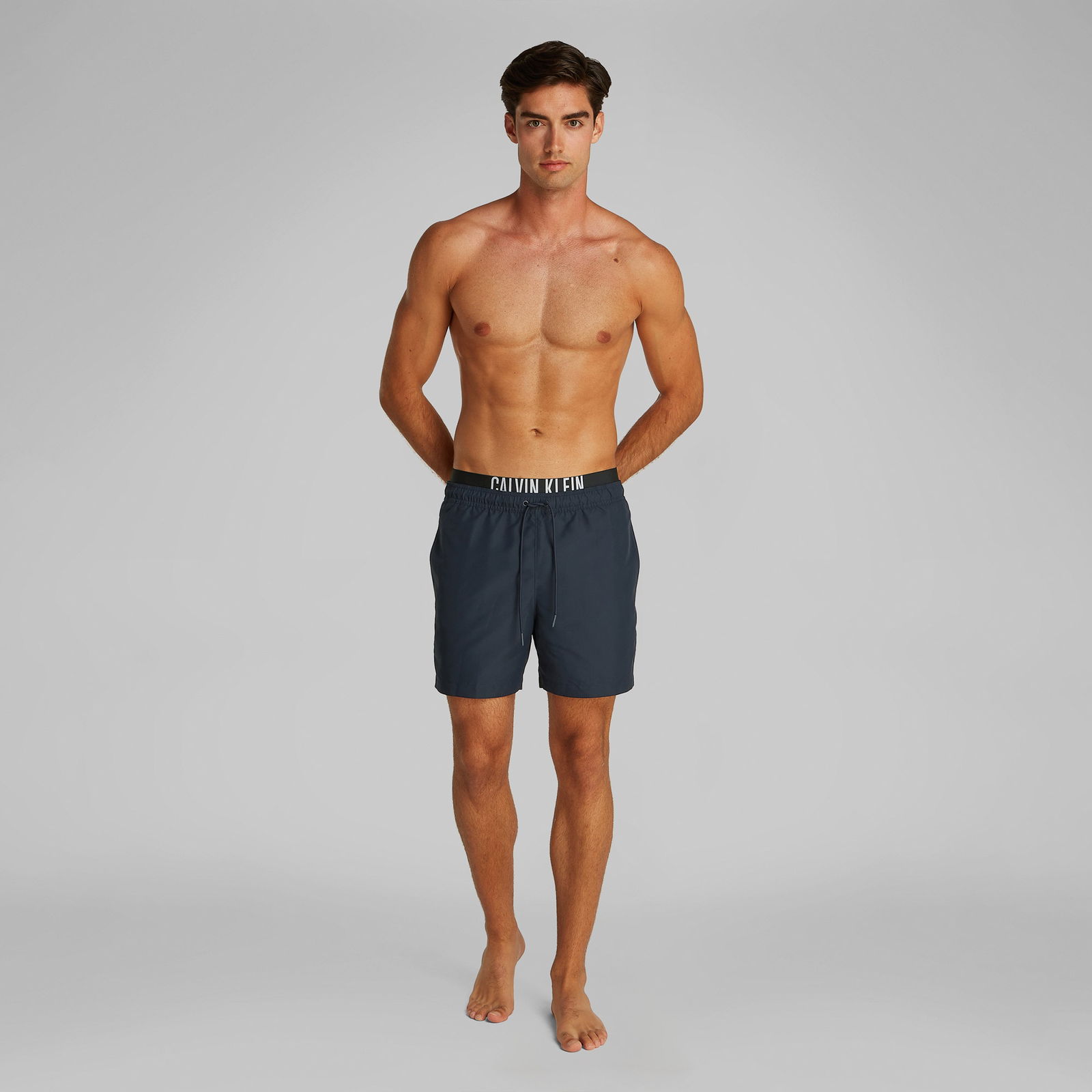 Calvin Klein Medium Double Wb Erkek Mavi Mayo