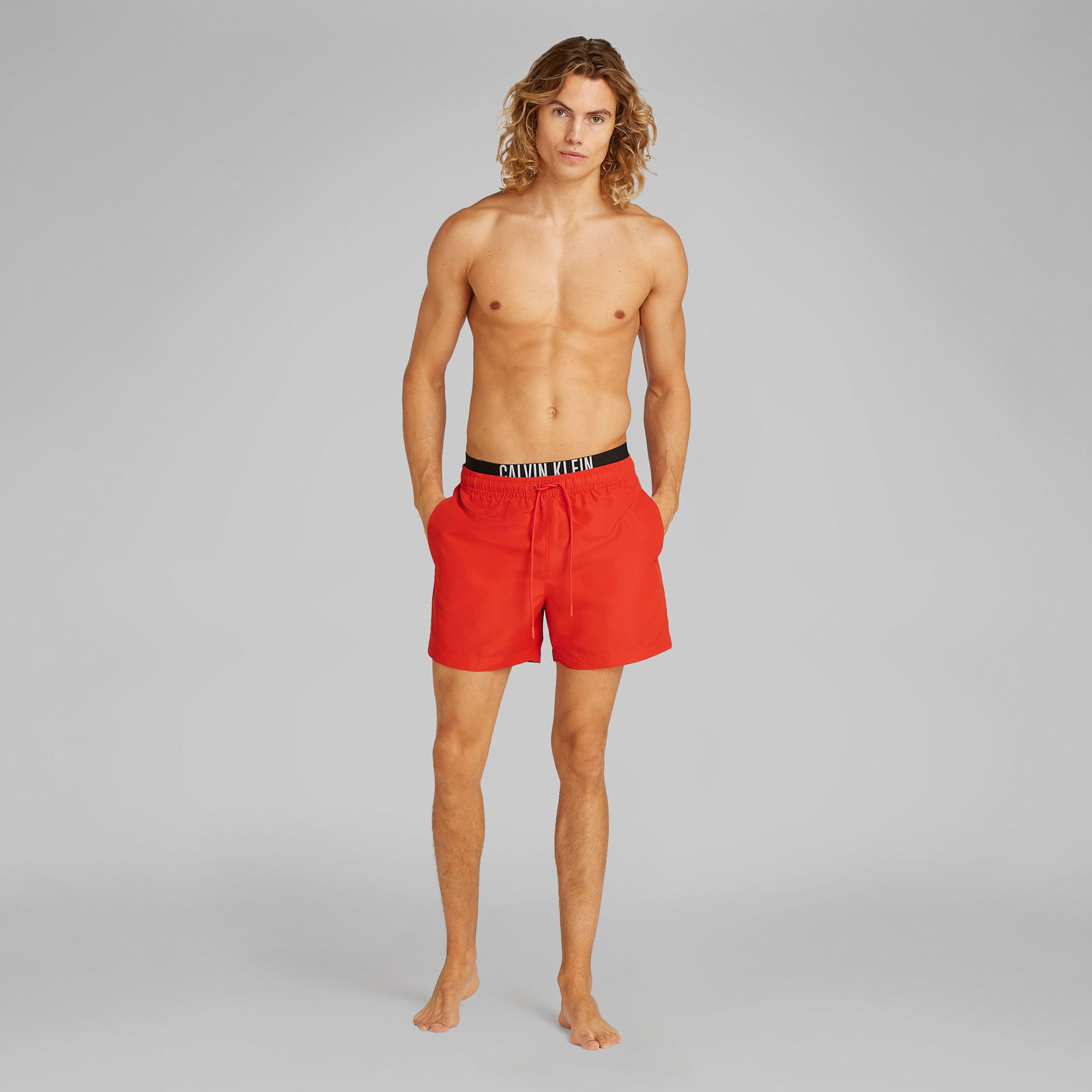 Calvin Klein Medium Double Wb Erkek Kırmızı Mayo